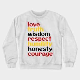 The Seven Teachings WAWEZHI CANADA Crewneck Sweatshirt